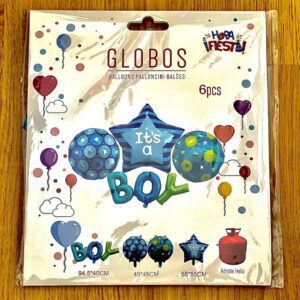 baby shower balloon blue