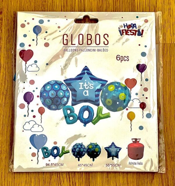 baby shower balloon blue