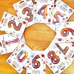 globos-numeros-multicolor-V-min tienda regalos madrid Daelva