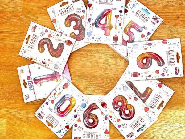 globos-numeros-multicolor-V-min tienda regalos madrid Daelva