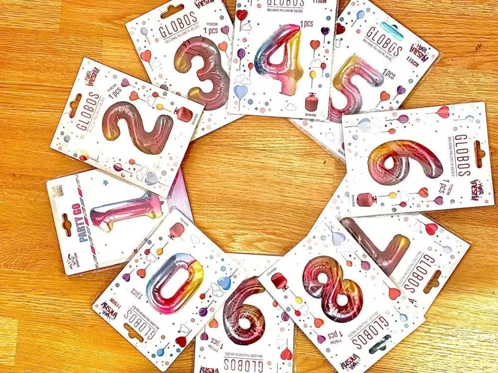 globos-numeros-multicolor-V-min tienda regalos madrid Daelva
