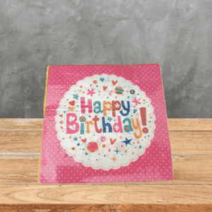 Tienda de regalos originales Madrid Servilletas de cumpleaños de diferentes estampados