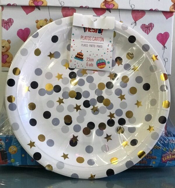 Platos para celebraciones de 23 cm (disponibles otros modelos) - Image 3