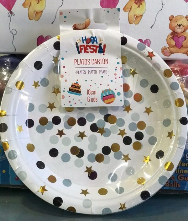 Platos para celebraciones de 18 cm (disponible otros modelos) - Imagen 3