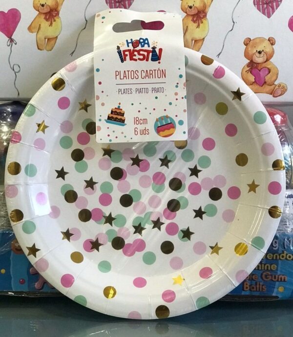 Platos para celebraciones de 18 cm (disponible otros modelos) - Imagen 4