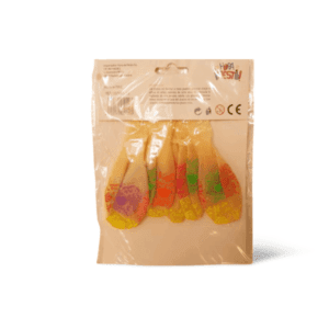 transparent balloons "Happy Birthday".