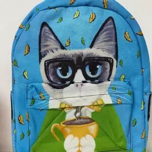 blue cat backpack