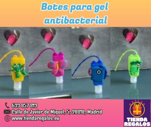 Botes para gel anti bacterial