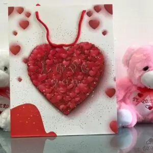 bolsa corazon texto