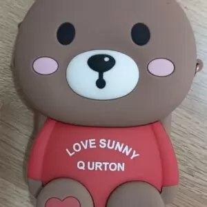 light brown teddy bear bag