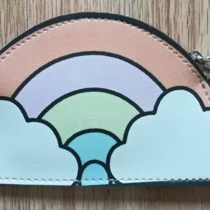 rainbow coin purse