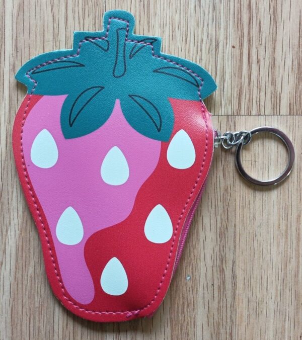 strawberry coin purse