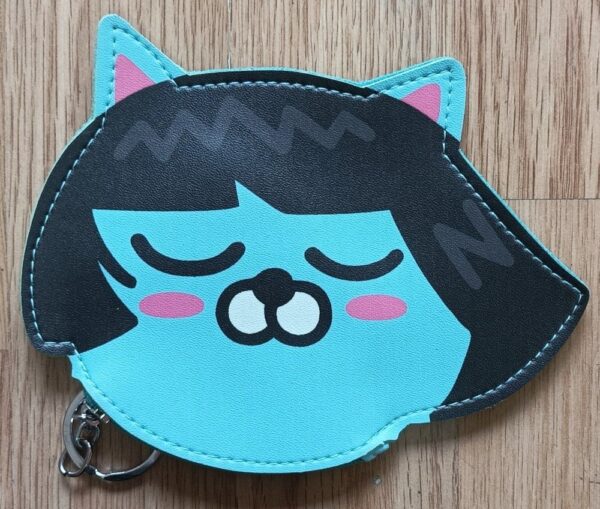 purse cat blue fur