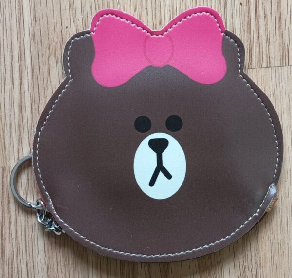 brown teddy bear purse