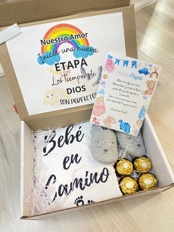 cajita bebe en camino