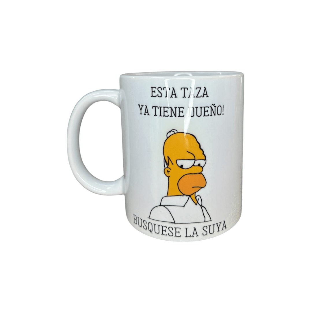 Taza personalizada diseño exclusivo, disponible en tienda de regalos en Madrid