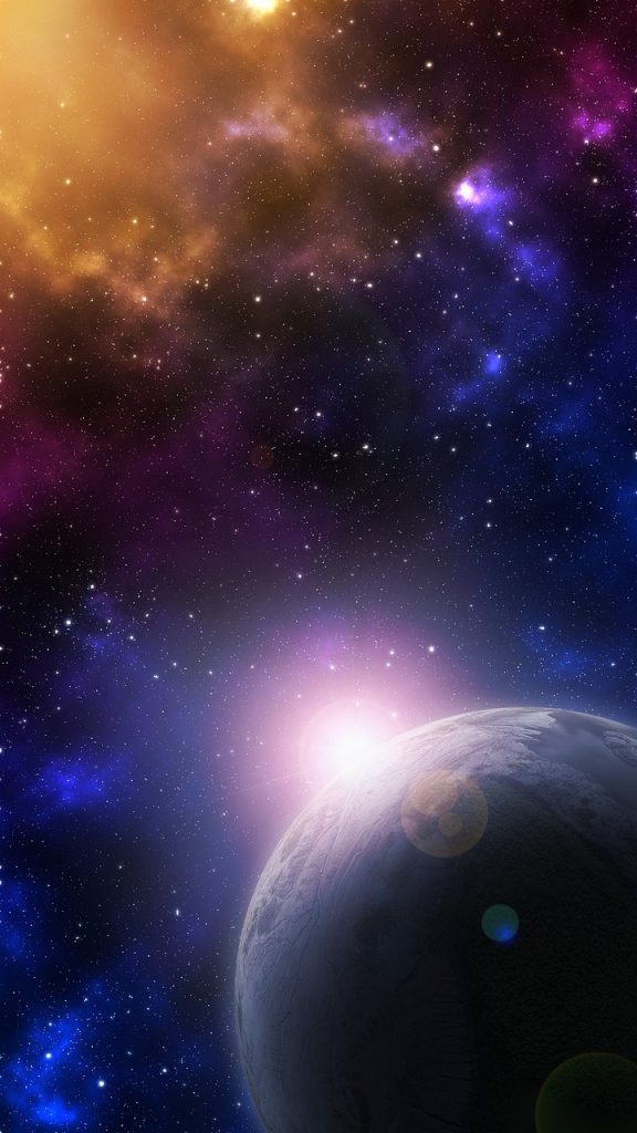 universe, planet, star