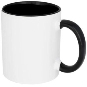 Taza blanca y negro que se personaliza a tu gusto