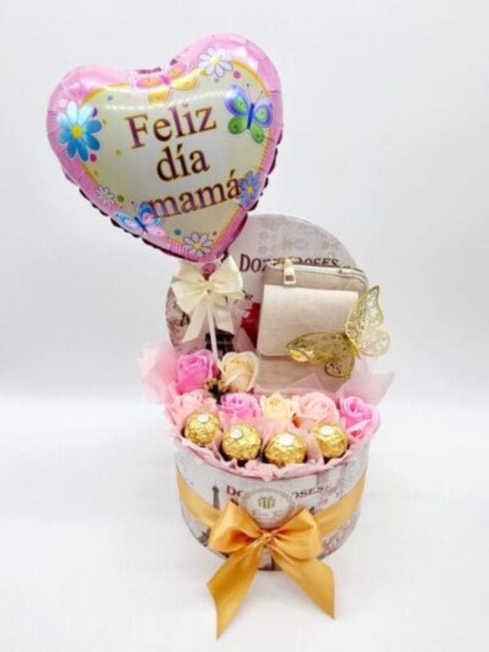 Cesta de regalo completa para el Día de la Madre