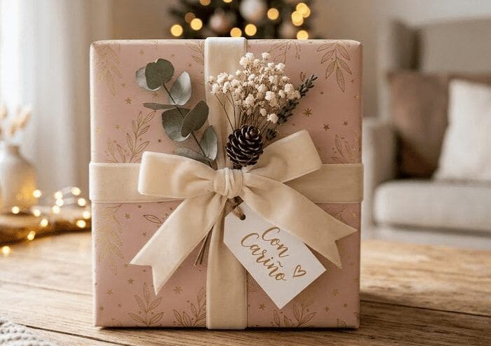 Caja de regalo personalizada como idea rápida para el Día de la Madre