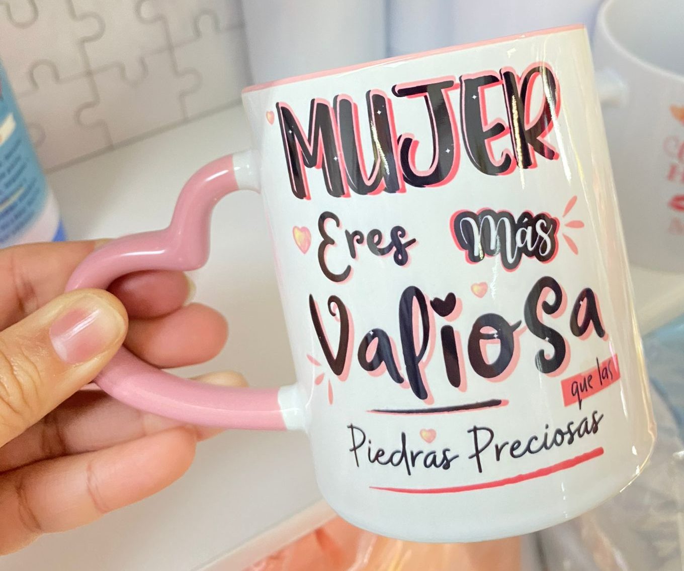 taza original para invitados en Madrid