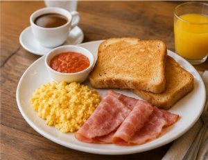 Desayuno completo tradicional madrileño