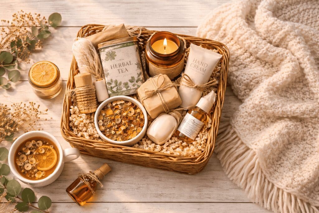 Kit de bienestar como regalo para alguien que está enfermo